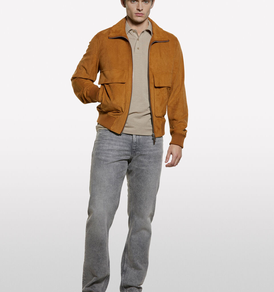 Camel slim fit polo - men's polos - Camel | Sisley image number 1